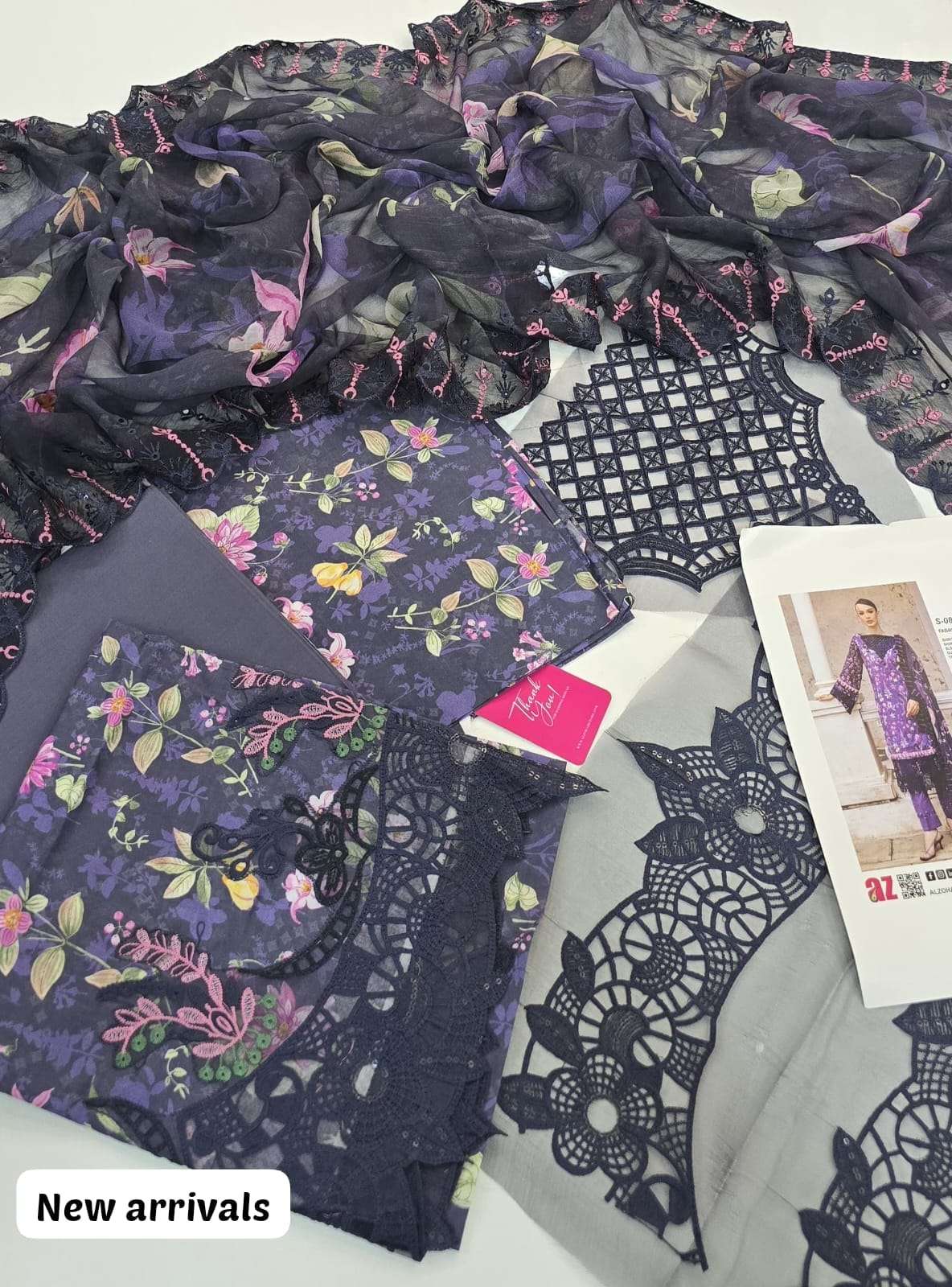 SUNSHINE Bloom Premium EID Edition Open Pic by Al Zohaib Textiles